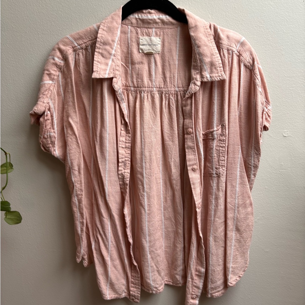 Button down tee